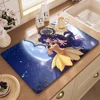 Cartoon S-Sai-lores Girl Moon Table Drain Pad Tabletop Absorbent Draining Mat Tableware Mats Placemats For Table Decor 6