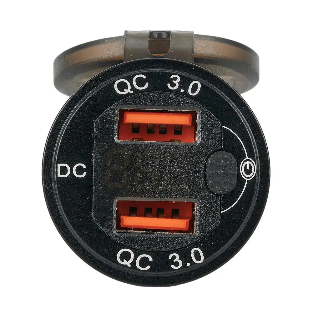 

Зарядное устройство с двумя USB-портами для мотоциклов