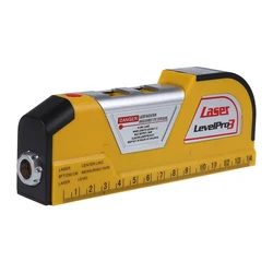 Règle polyvalente jaune LV02 niveau Horizon Vertical ruban de mesure 8FT aligneur 