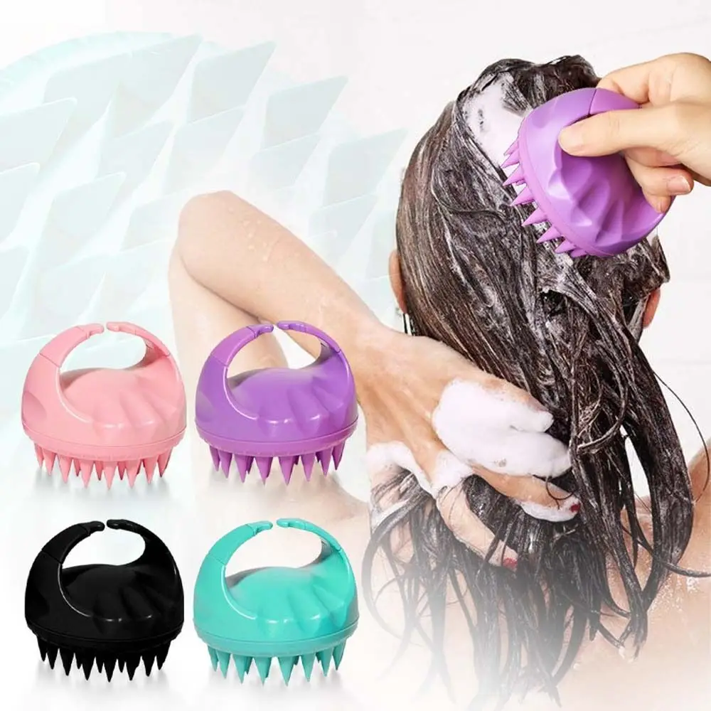 

Silicone Body Brush Hair Care Tool Silicone Brush Head Scalp Massage Brush Head Washing Brush Hair Washing Comb Shampoo Brush
