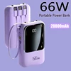 NEW 20000mAh Mini Power Bank 66W Portable Charger Fast Charging Powerbank External Spare Battery for IPhone Huawei Xiaomi Phone 1