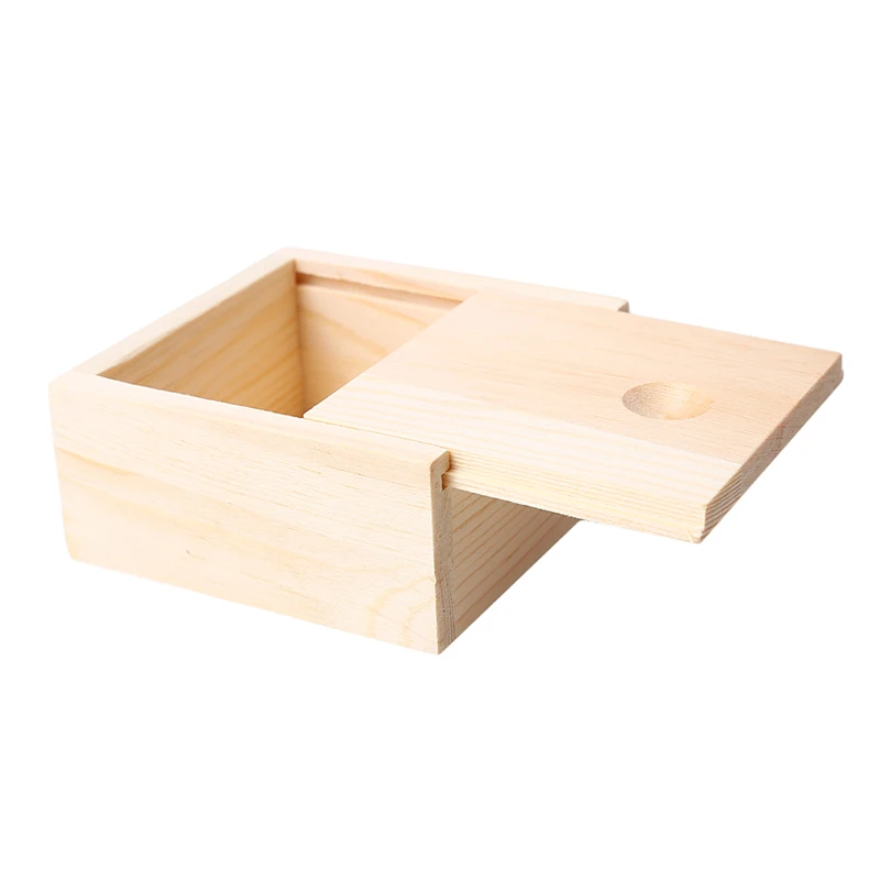 Candy Case Storage Box Natural Color Handmade Jewelry Storage Box Soap Packaging Wooden Box Wood Ring Organizer Crafts Case 5