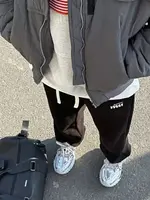 plus Size Men's Casual Pants Straight Leg Spor Fit Autumn Winter New Sle Loose Comfortable plus Size Fat Men's Trousers