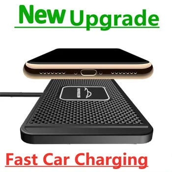 Caricabatterie wireless Caricabatteria da auto Dock di ricarica wireless Pad per iPhone 15 14 13 12 X Pro Max Samsung S9 S8 Caricabatterie per auto per telefono veloce
