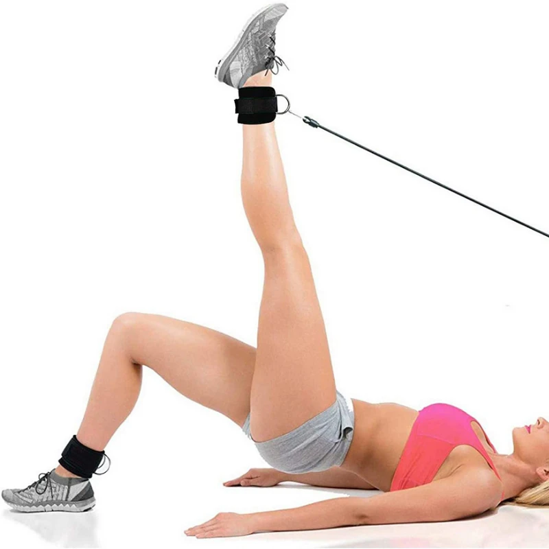 1PCS Ankle Straps for Cable Machines Leg Exercise