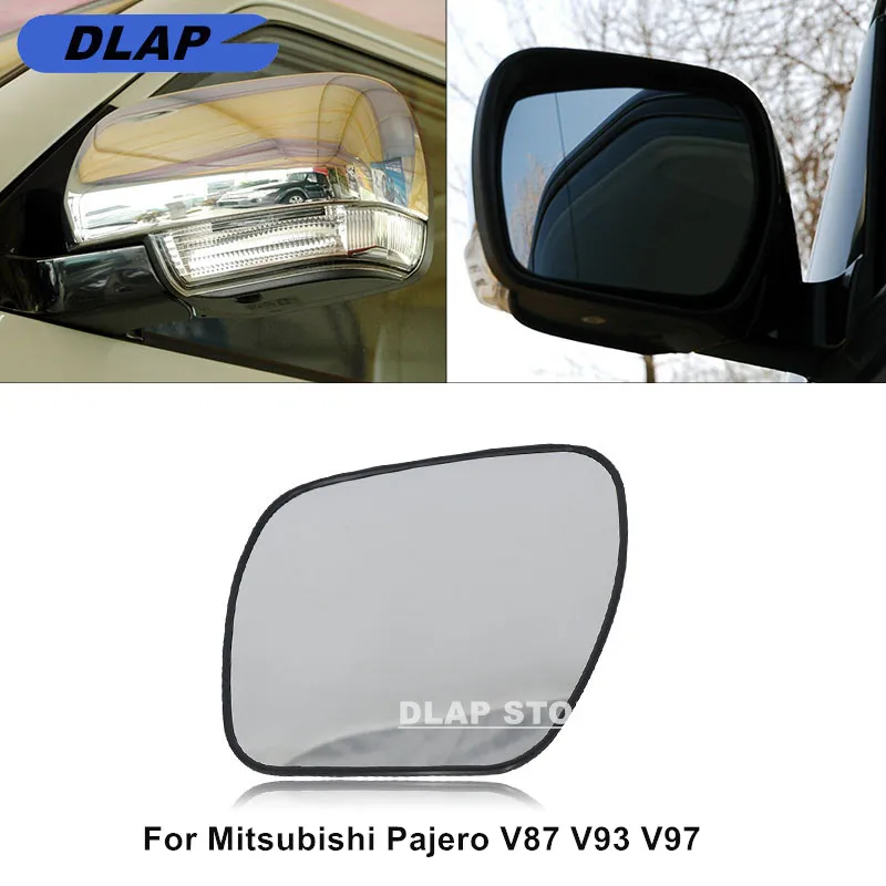 Car Mirror Lens For Mitsubishi Pajeo V87 V93 V97 Rearview Side Mirror