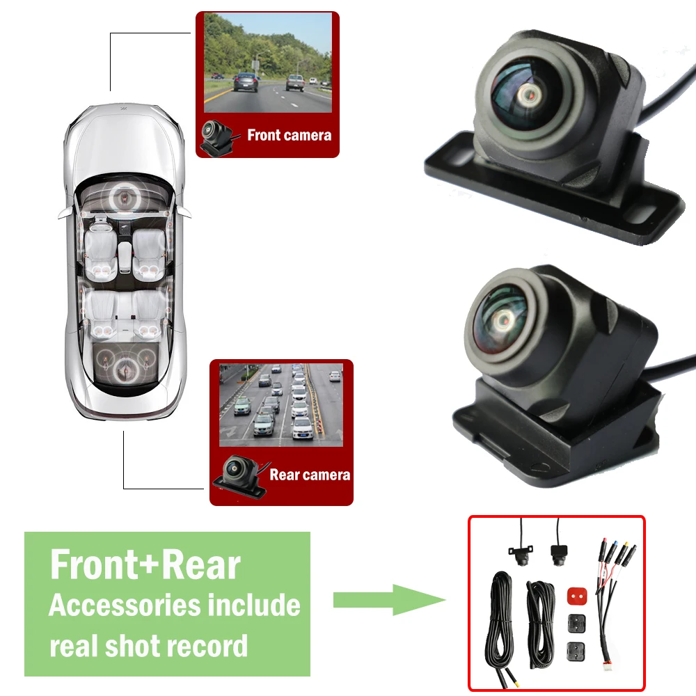 Universal 360° Surround View Car camera 360 degree Panoramic front rear  left right cameras With Waterproof Night Vision