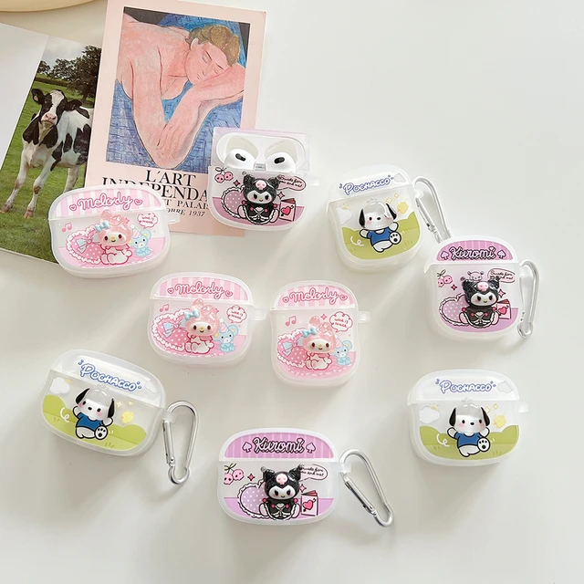 Sanrio Kuromi Airpods Pro Case - Cartoon Wireless Bluetooth Headset Case Airpods  1 - Aliexpress