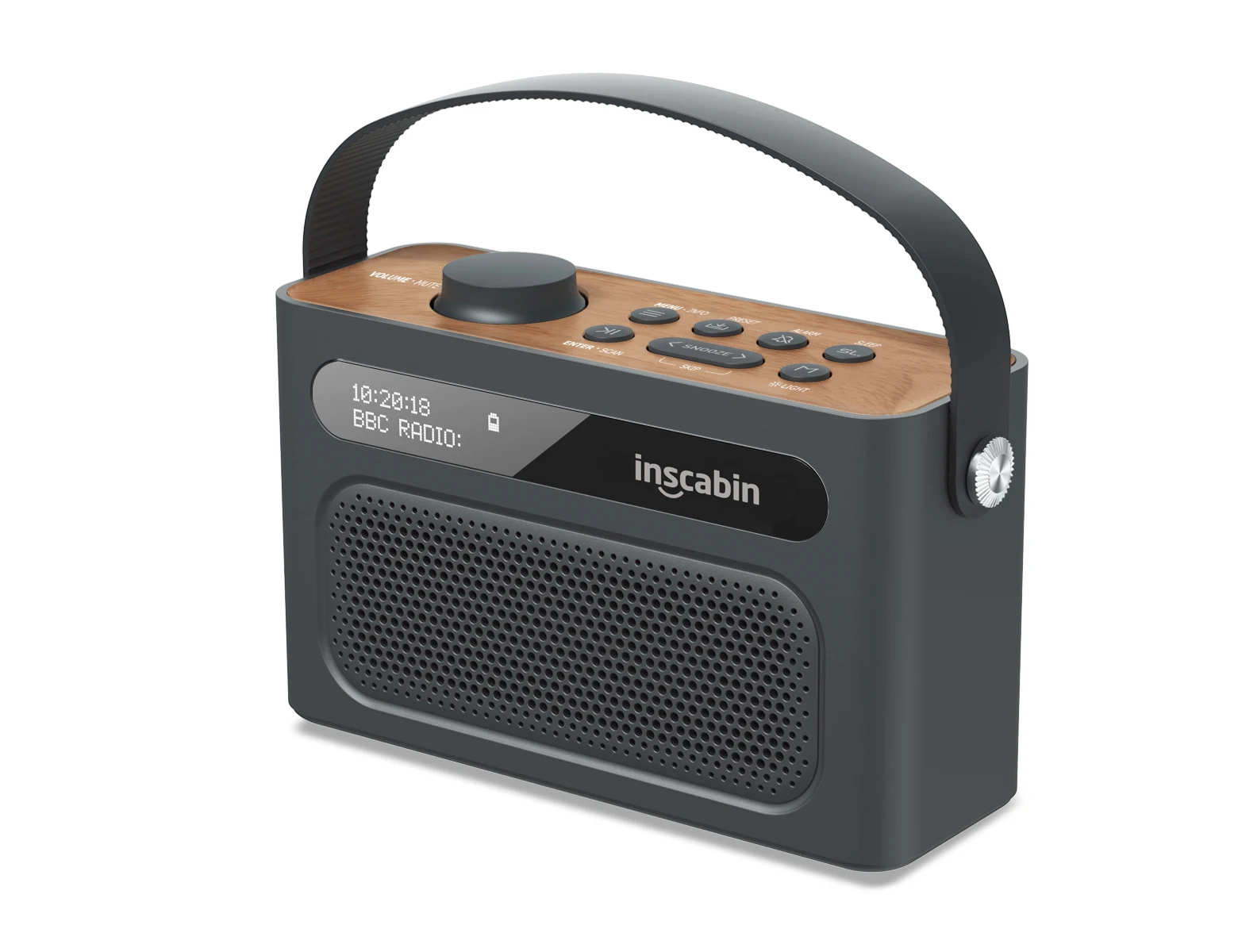 

Inscabin M60II DAB Radio Portable Wireless Speaker with Bluetooth, FM/Beautiful design/Rechargable Battery/TF/USB