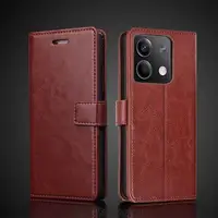 Card Holder Cover Case for Xiaomi Redmi Note 13 Note13 Pro 5G Pu Leather Flip Cover Retro Wallet Case Business Fundas Coque