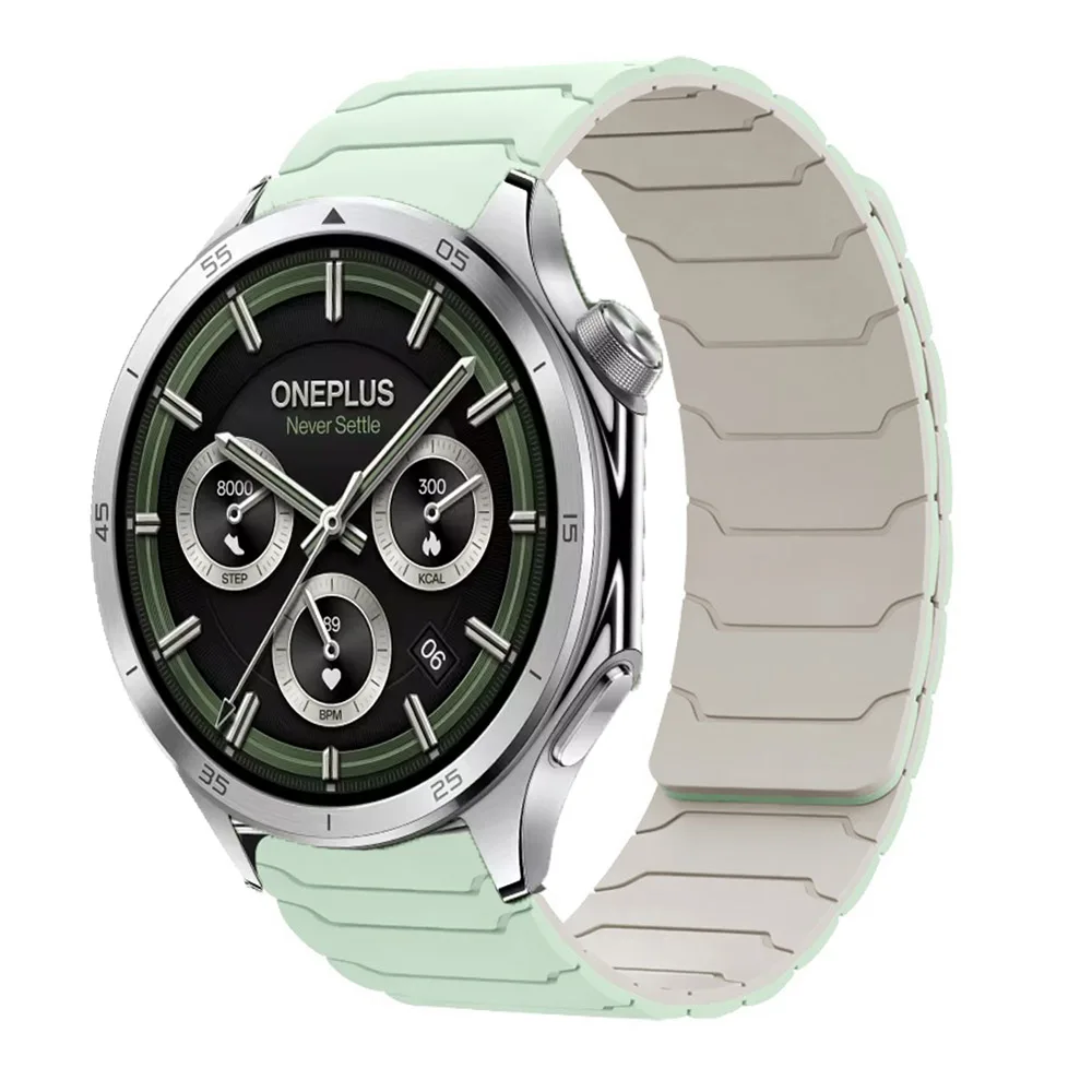 Magnetic Silicone Strap - Adjustable 20/22mm Bracelet Wristband