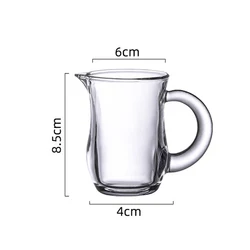 Transparent Small Capacity Red Wine Decanter Glasses (120ml - no scale)