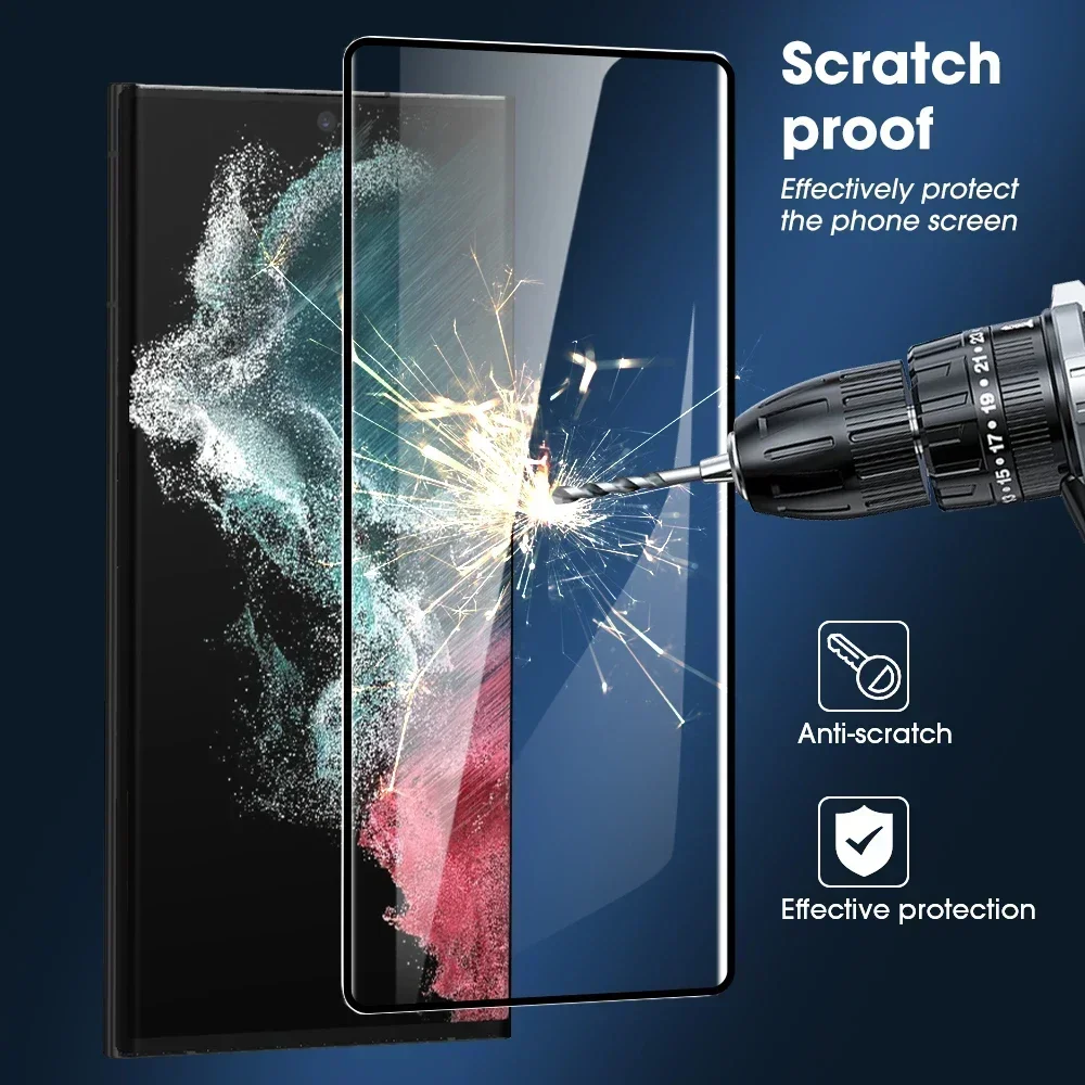 Fingerprint Unlock Tempered Glass Screen Protector - Enhanced Protective Film