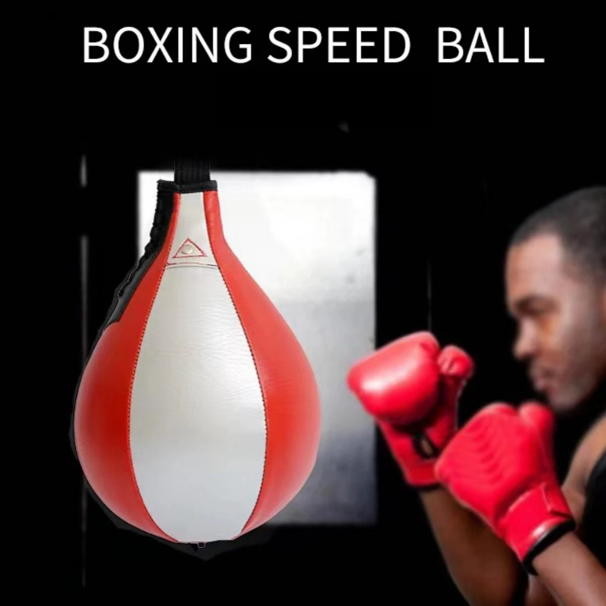 Boxing ball pear-shaped ball speed board frame mounted latex drop vent reaction rebound dodge trainer