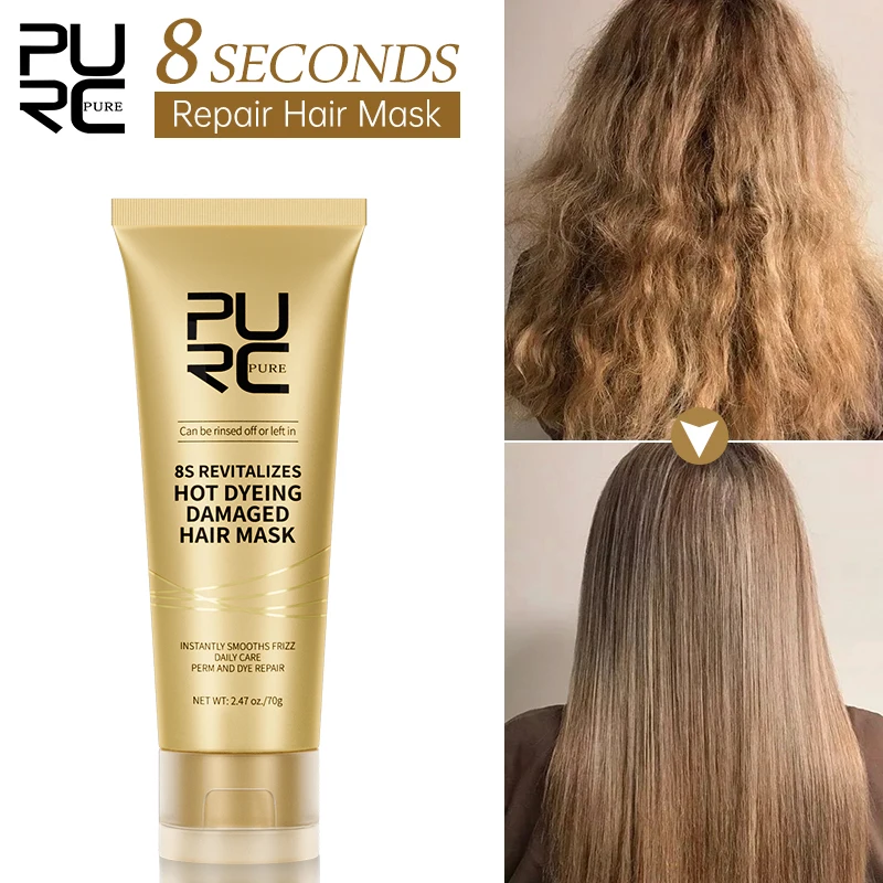 8 Seconds Hair Mask Professional Keratin Treatment Cream Smoothing Soft Repair Perms Dyes Damaged Frizz Hair Care Products