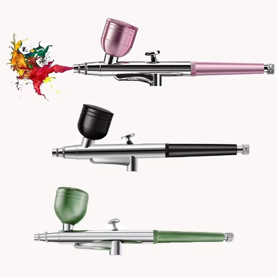 airbrush spray gun portable single action 0.3mm nozzles model cake nail car painting beauty inkjet