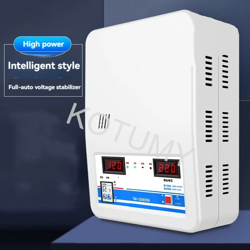 6.8KW Automatic Intelligent Voltage Stabilizer Household Dual Screen Digital Display Power Stabilizer Air Conditioner Regulator