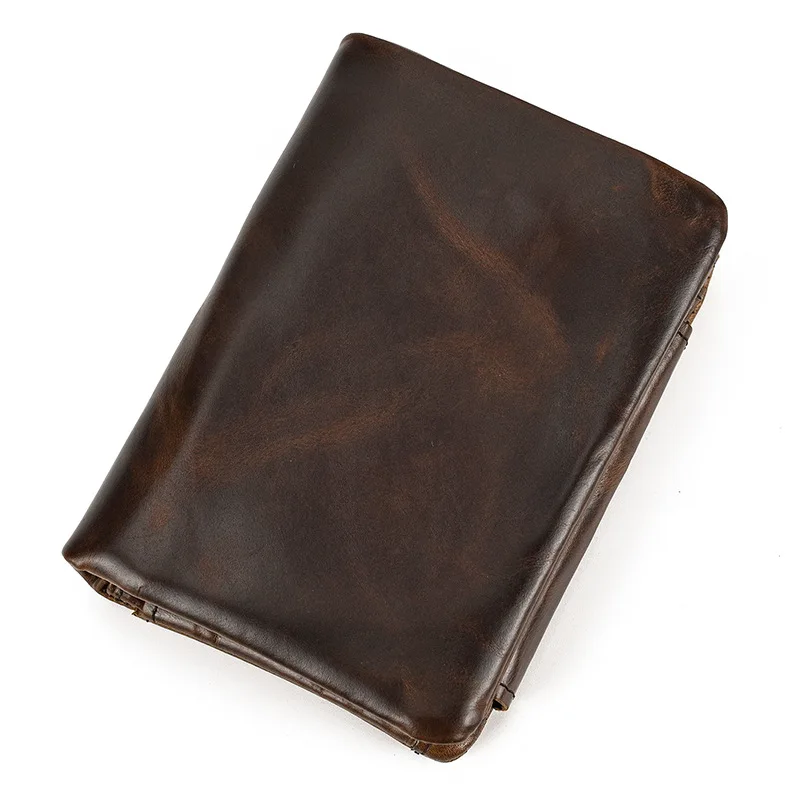 

Genuine Leather Wallet with Multiple Card Slots and Coin Pocket