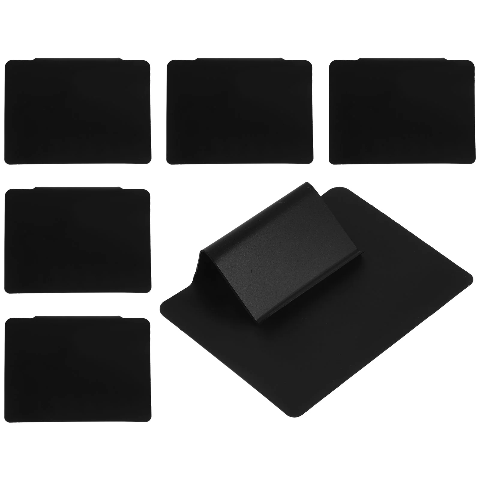 

6 Pcs Blackboard Price Tag Writing Boards Labels Small Chalkboard List Mini Hanging Food Signs for Restaurant Pvc