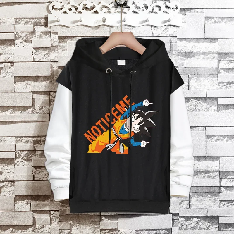 

Anime Dragon Ball Monkey King Two-dimensional Spring and Autumn Fashion Hooded Long-sleeved Fake Two-piece Sweater