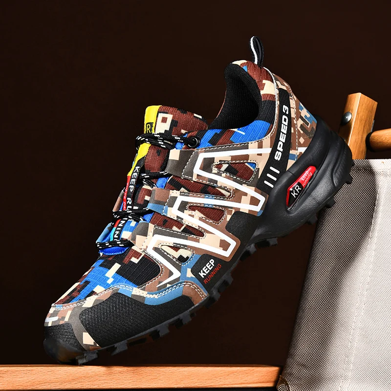 

Men's Hiking Shoes Hiking Athletic Shoes Spring Autumn Mountain Sneakers Lightweight Trekking Shoes Outdoor Sports Backpack Shoe