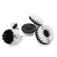 2/3.5/4/5'' Brush Attachment Power Scrubber Drill Brush Nylon Stain Polisher Bathroom Kit with Extender Universal Cleaning Tools 2