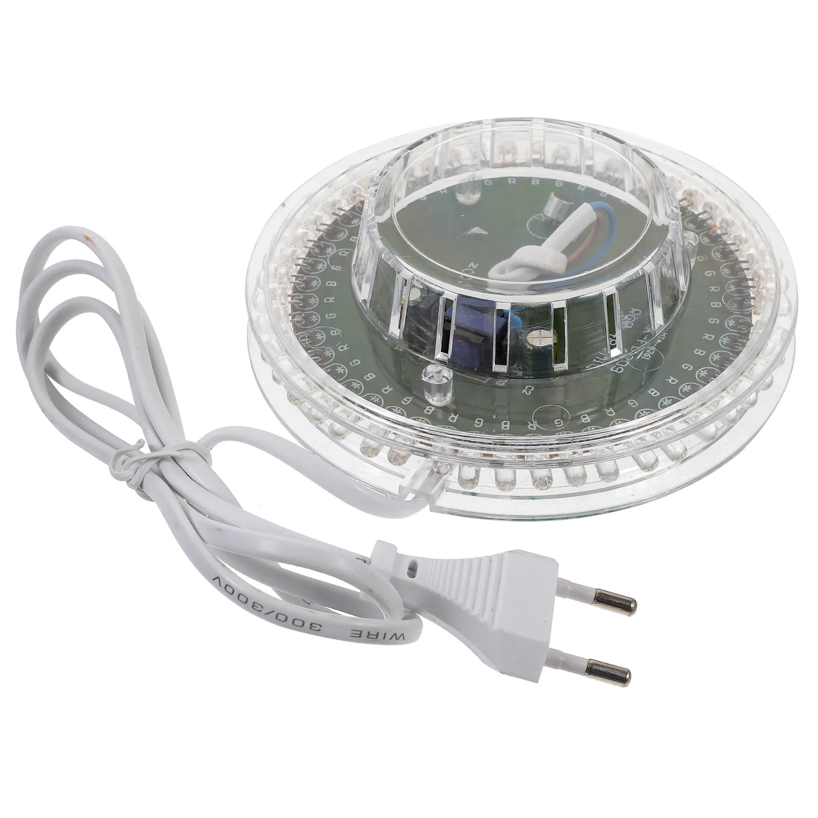 해바라기 모양 48-LED RGB 파티 조명, 자동 회전 및 사운드 활성화 모드, 8W LED 무대 조명 (디스코, 바, 클럽, 가정, DJ용)