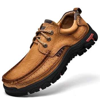 Scarpe Casual da uomo in vera pelle scarpe da ginnastica da uomo di alta qualità scarpe per il tempo libero resistenti all'usura scarpe da uomo all'aperto Zapatos Hombre