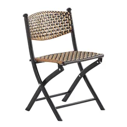 Garden Chairs Table Set Rattan Furniture Dining Folding Chairs Lazy Lounge Chair Balcony Summer Chair Home Backrest Dining Table