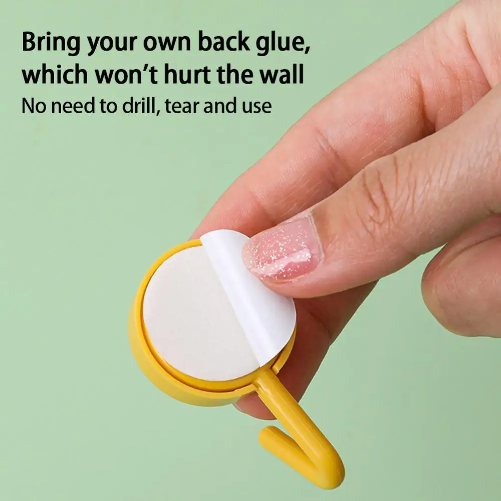 Description Picture 5 of itemMulti-Purpose Hooks Punch Free Self Adhesive Wall Door Hanging Rack Key Holder Cute Cartoon Decor Home Storage&Organization Tool