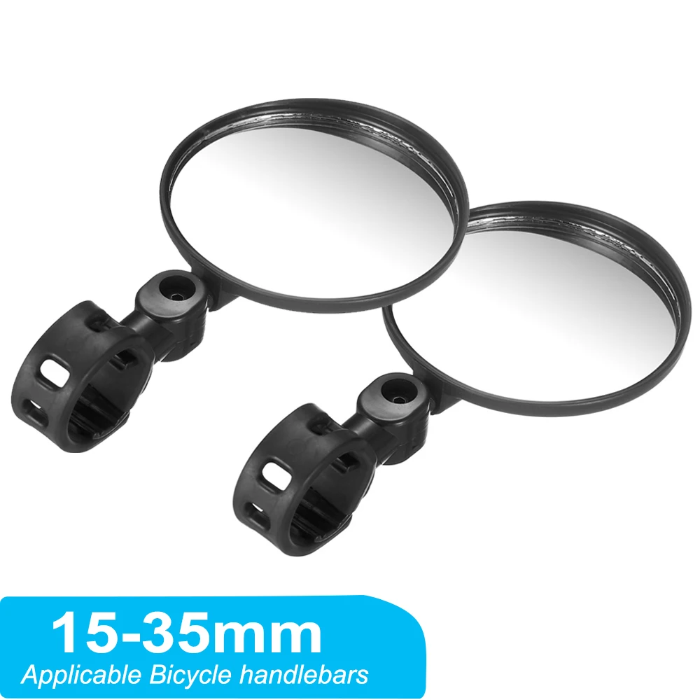 

Universal Bicycle Rearview Mirror Adjustable Rotate Wide-Angle Cycling Handlebar Rear View Mirrors for MTB Road Bike