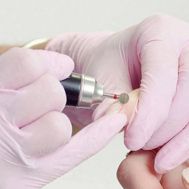 2개/세트 작은 원형 헤드 네일 드릴 비트 각질 제거기 전동 큐티클 디테일 로터리 텅스텐 스틸 광택 페디큐어 클린 도구