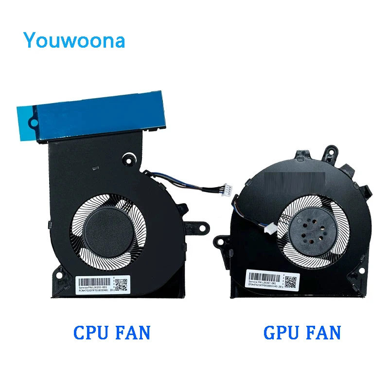 

NEW ORIGINAL Laptop CPU GPU Cooling Fan For HP OMEN 3 3pro TPN-Q194 15-CE