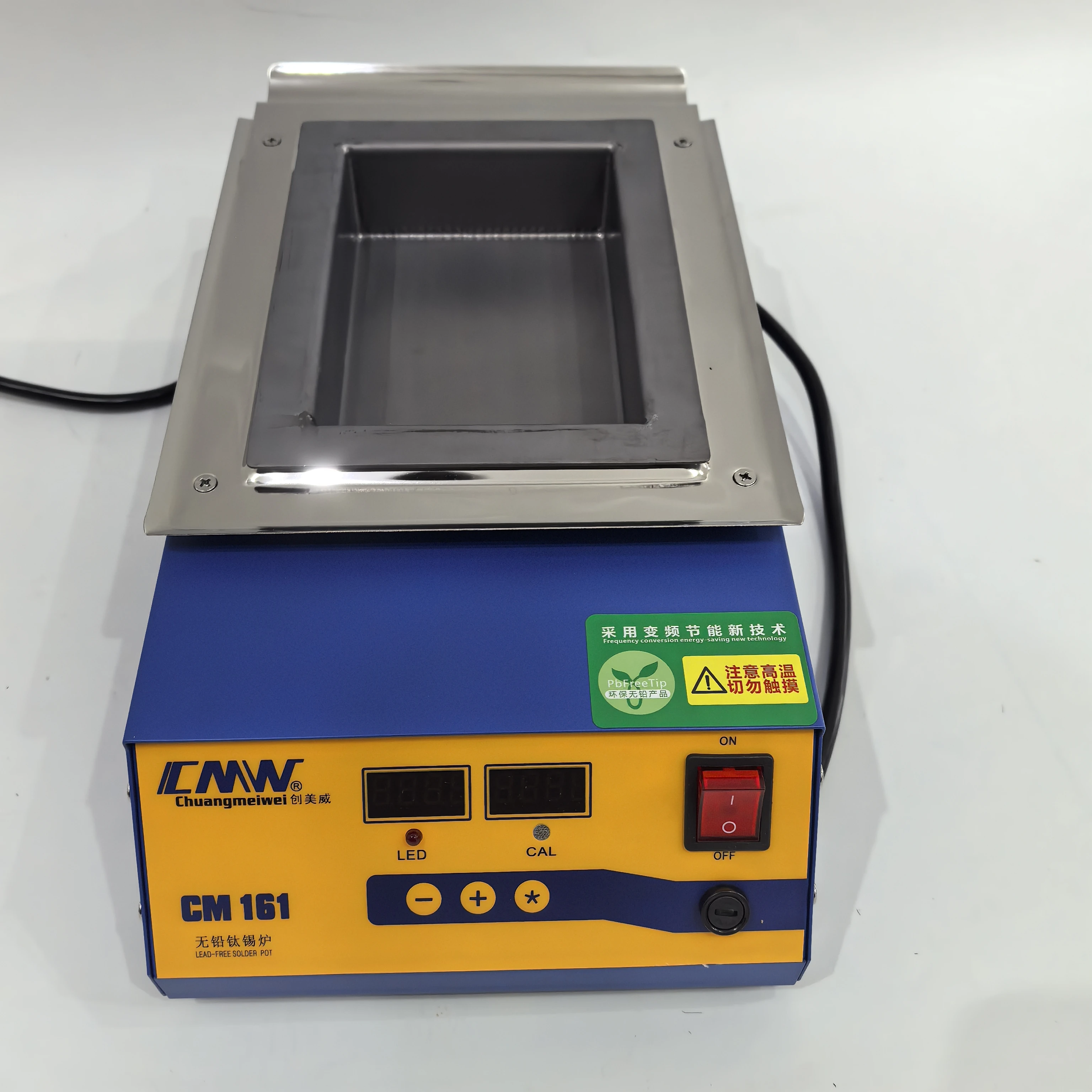 CM-161 1000W Lead-Free Titanium Soldering Pot 160x110x45mm PCB Desoldering Machine 110V/220V detail image 3