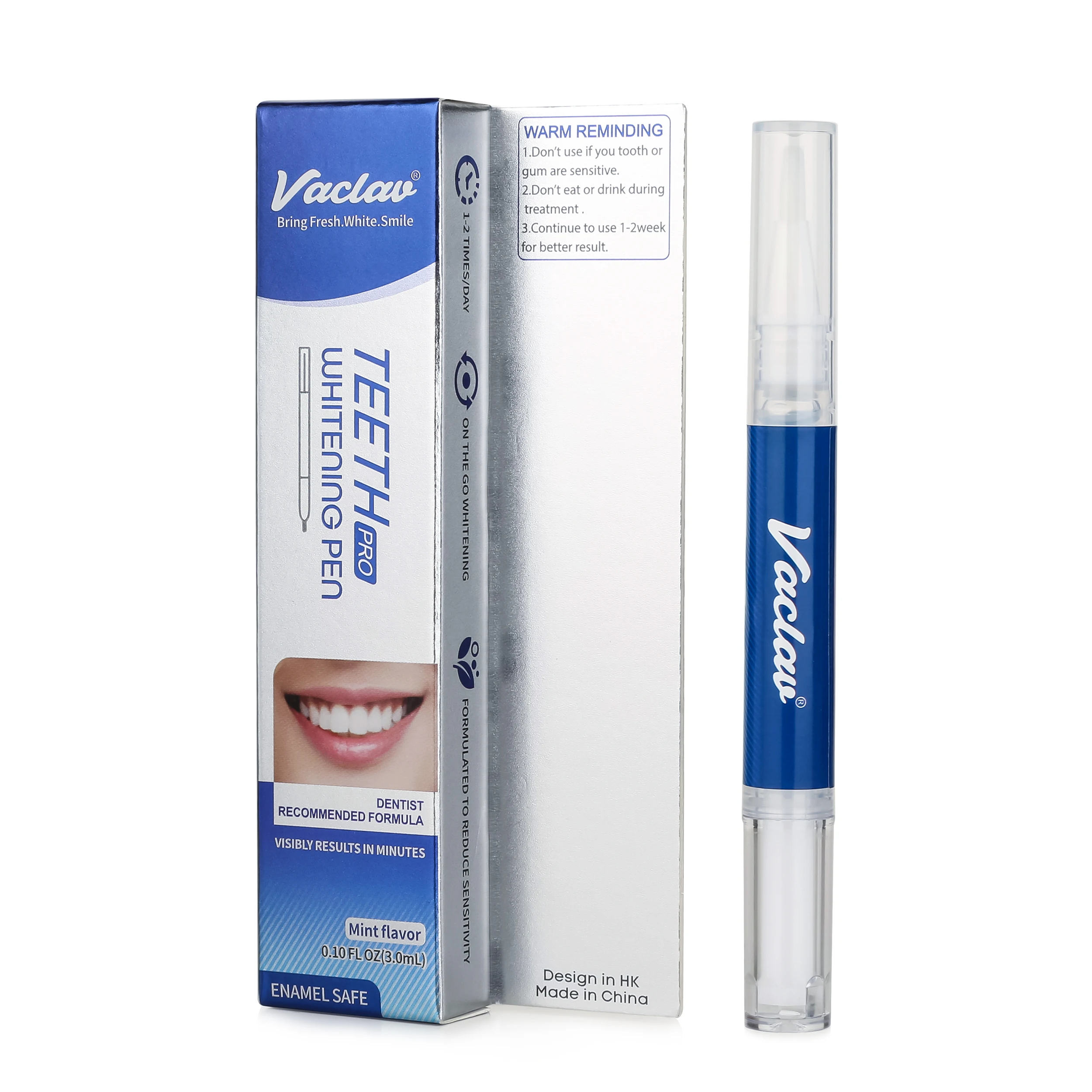 Vaclav שיניים הלבנת עט הלבנת שיניים ג 'ל הלבנת שיניים ג' ל הלבנת שיניים ג 'ל הסרת כתמים אוראלי