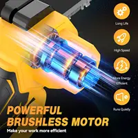 6 inch Cordless Brushless Chainsaw For Dewalt 20V Battery Handheld Electric Chainsaw For Tree, Garden for Makita 18V Battery 2