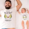 Our First Father's Day Together Family Matching Outfit  Infant Romper+Daddy T-Shirt Family Clothing Fathers Day Best Gifts 1