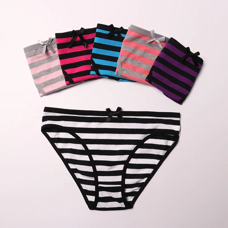 

Underwear Women Panties Girl Briefs Sexy Lingeries Comfortable Cotton Shorts Underpants Solid Panty Intimates 5PCS