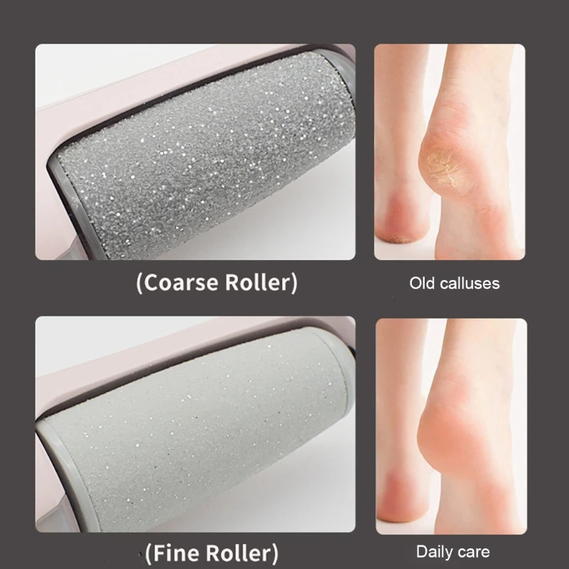 Rechargeable Portable Electronic Foot File Pedicure Tool Electric Callus Remover 4