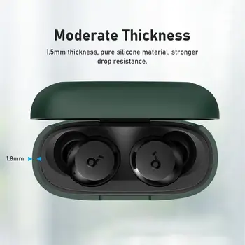 AnkerSoundcore A20i 이어버드용 이어폰 슬리브, 실리콘 이어폰 케이스 커버, Soundcore A20i 블루투스 버드용 후크 포함