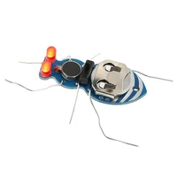 Kits électroniques de bricolage en forme d'insecte, lumière LED photosensible pour débutant, apprendre la soudure électrique, Kit amusant, cadeau fait à la main 3