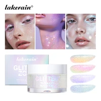30ml Glitter Gel Eye Shadow Liquid Face Body Large Sequin Gel Multifunctional Colorful Loose Sequins Cream Party Decoration 1