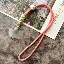 High - Quality Women's Colorful Lanyard Keychain with Patch Design (Pink yellow 09)
