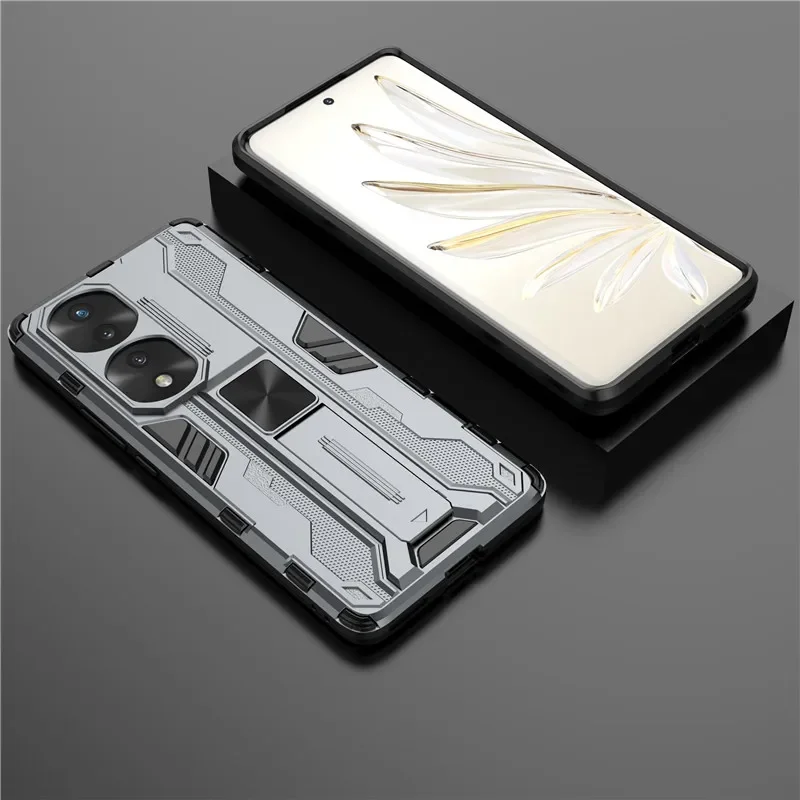thumbnail image 1 of Shockproof Armor Magnetic Case For For Honor 90 Pro 80 70 Lite 5G 70 Pro Plus X6S X6 X7 X8 X9A Holder Bumper Hard Phone Cover, 1 of 5