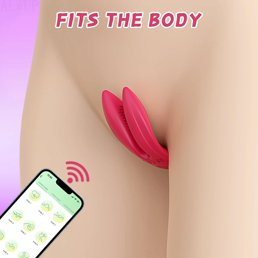 Tragbarer Klitoris-Vibrator, Mini-Frauen-Höschen-Vibrator, Klitoris-Stimulator, APP-Steuerung, Sexspielzeug für Paare, weiblicher Masturbator 18+ 1