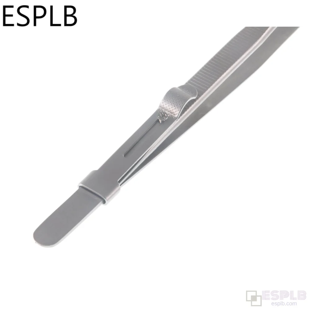 ESPLB Precision Anti Static Tweezers 6'' Diamond Adjustable Tweezers For Jewelry Electronic Component Tools