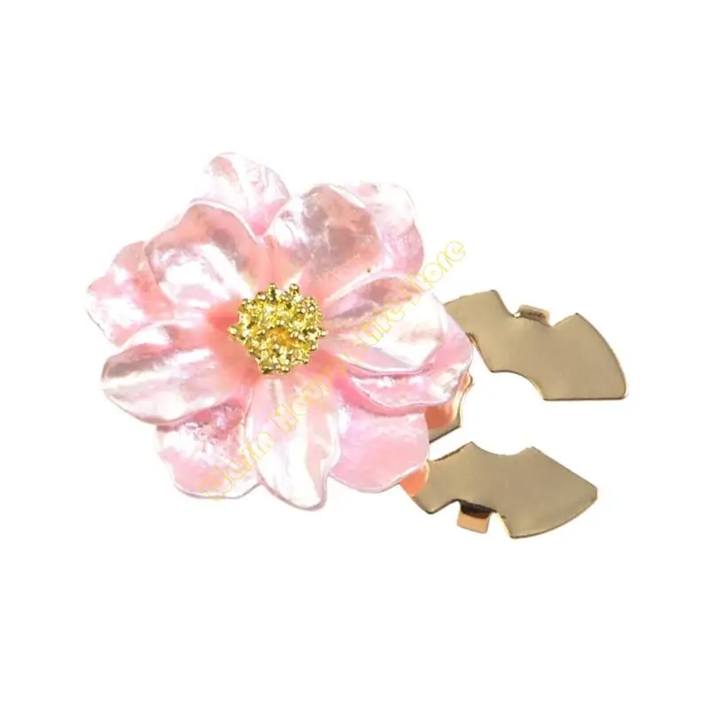 Pearlized 꽃 단추 클립 셔츠 커프스 단추 드레스 셔츠에 대한 장식 커버 유니폼 의류 쥬얼리 액세서리 D7WE