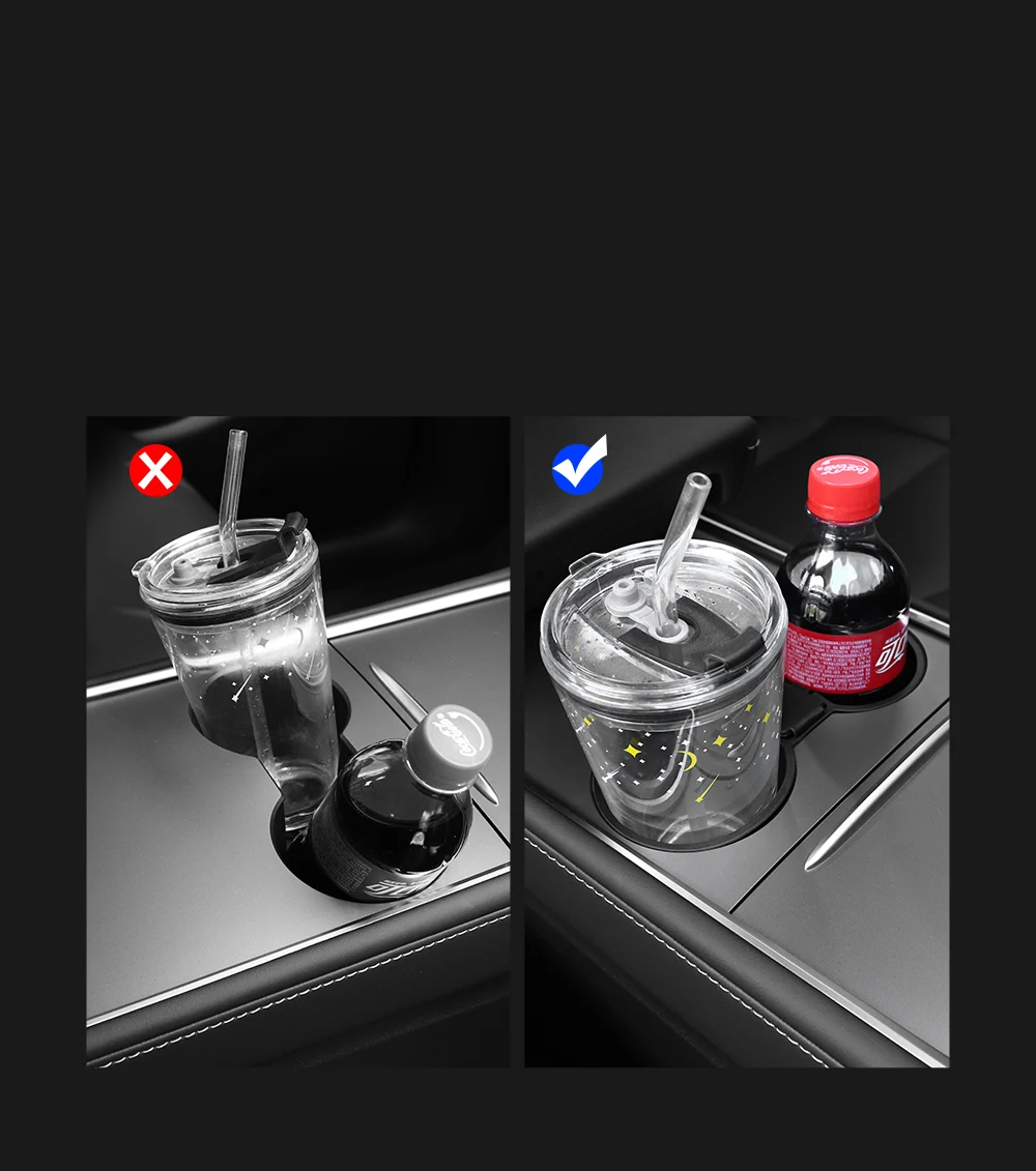For Tesla Model 3/Y Highland Junipe Water Cup Holder Storage Box Center Console