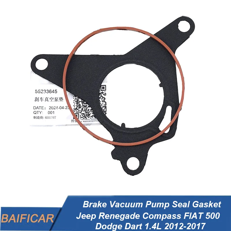 Baificar 55233645 Brake Vacuum Pump Seal Gasket For Dodge Dart 1.4L 2012- Jeep Renegade Compass FIAT 500