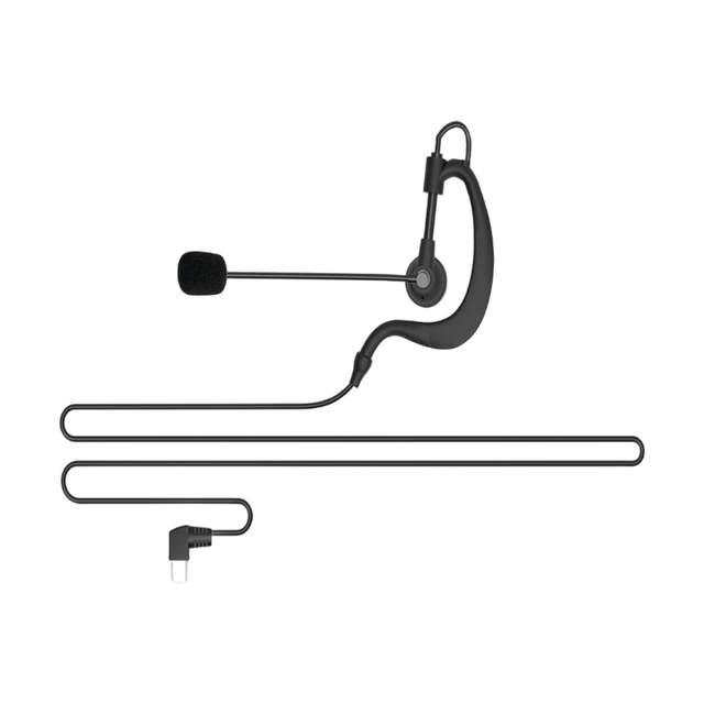 Referee Earphone Cable Stable Performance Black Referee Headset for Referee